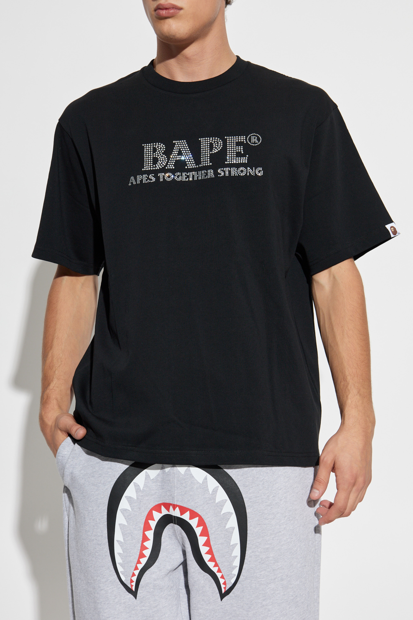 A Bathing Ape ブラック Tシャツ M MR. BATHING APE Print Tee #5 | Bape official website – INT